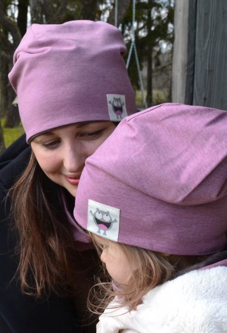 Nuotaikų kepurė 'Monstriukai' Rausva-Ruda